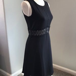 NWOT NOIRE LA little black dress LBD lace cutout